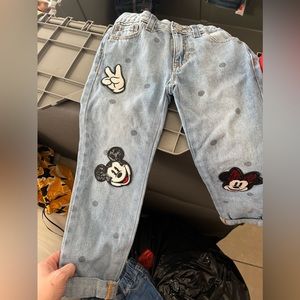 Size 5 baby gap disney jeans used once